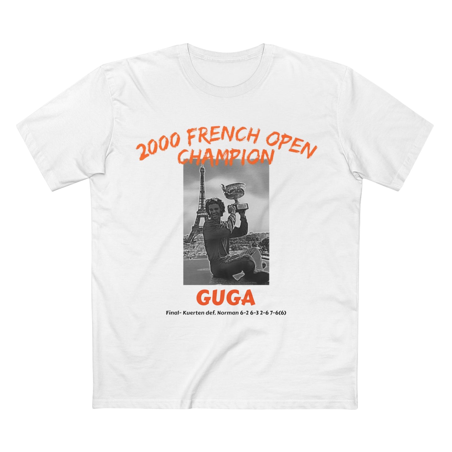Kuerten 2000 French Open Champion Tee